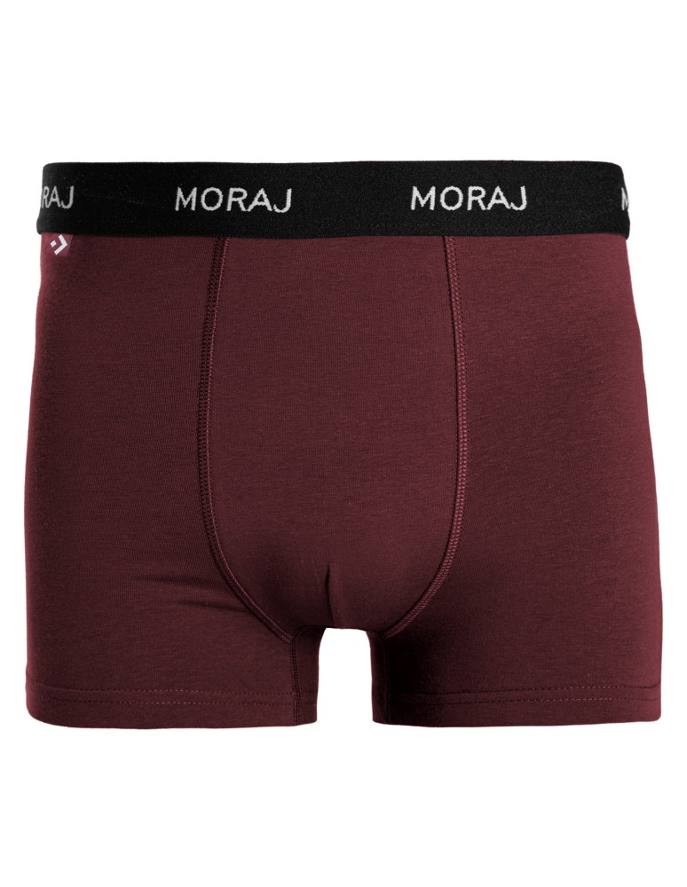 Bokserki dopasowane - Majtki męskie bokserki bawełniane gładkie dopasowane klasyczne 10-pak WIELOKOLOROWY  - produkt moraj.pl 3