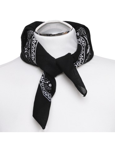 Szale i chusty - Bandana chusta bawełniana CZARNY - produkt 3