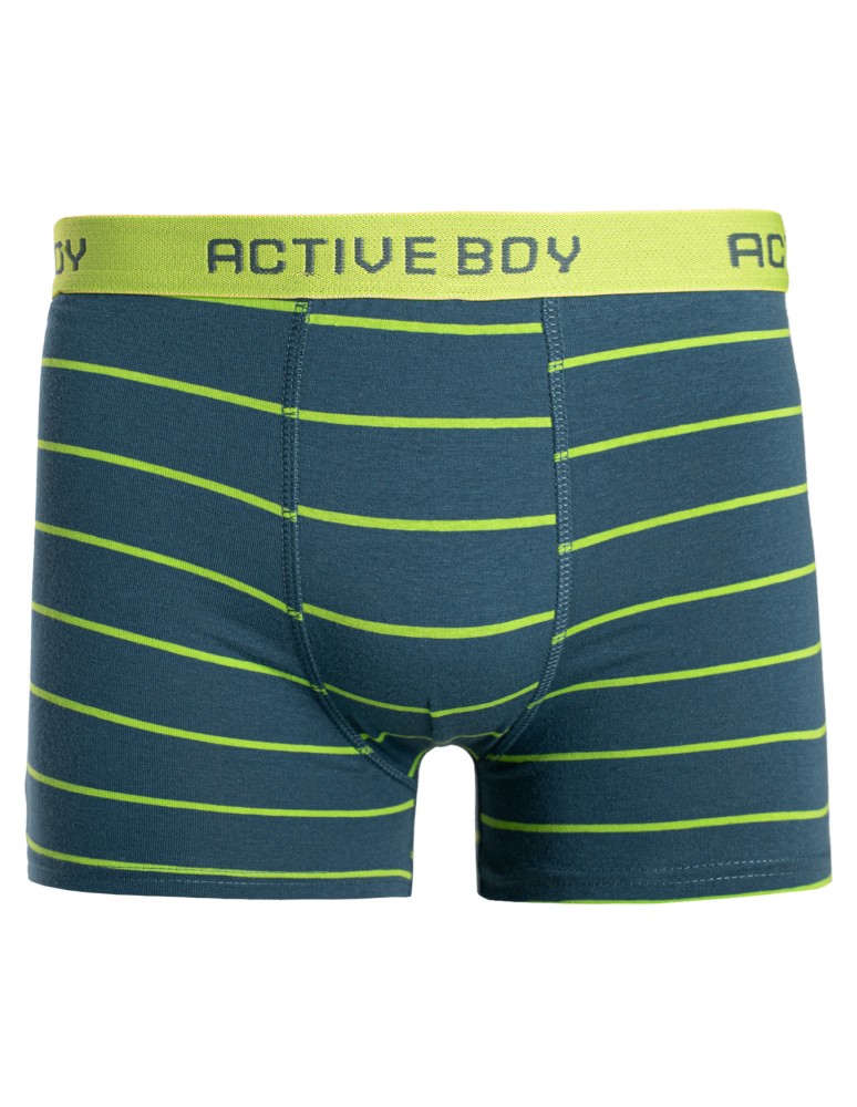 Bokserki - Bokserki chłopięce bawełniane majtki dopasowane gładkie i w paski 4-pak WIELOKOLOROWY  - produkt moraj.pl 5