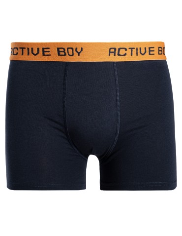 Bokserki - Bokserki chłopięce bawełniane majtki dopasowane gładkie i w paski 4-pak WIELOKOLOROWY - produkt 4