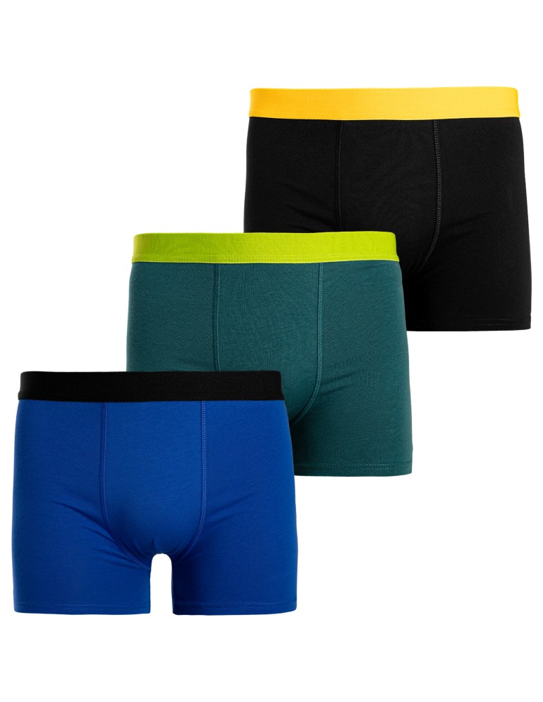 Bokserki - Bokserki chłopięce bawełniane kolorowe gładkie 6-pak WIELOKOLOROWY  - produkt moraj.pl 5