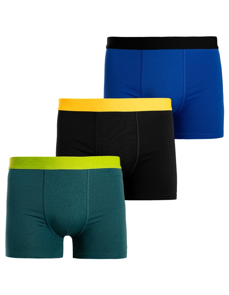 Bokserki - Majtki chłopięce bokserki bawełniane kolorowe dopasowane 6-pak WIELOKOLOROWY  - produkt moraj.pl 5