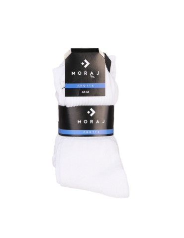 Skarpetki długie - Skarpety męskie frotte 5-pak BIAŁY - produkt 5