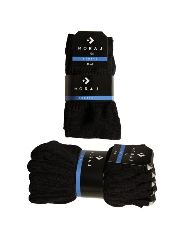 Skarpety męskie frotte 5-pak - CZARNY  - produkt 2