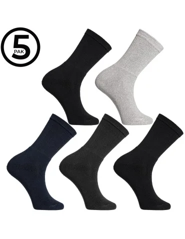 Skarpety męskie frotte 5-pak - WIELOKOLOROWY - produkt 2