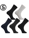 Skarpety męskie frotte 5-pak WIELOKOLOROWY