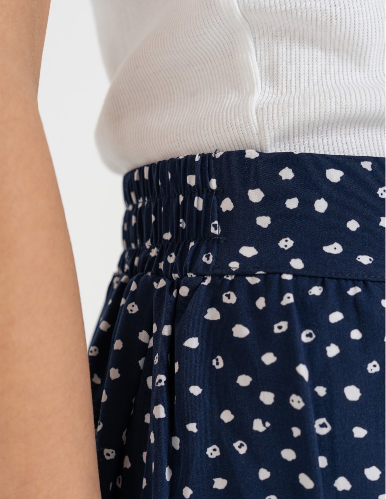 Spódnice maxi - Spódnica damska maxi długa z rozcięciem wzorzysta WZÓR 6  - produkt moraj.pl 6