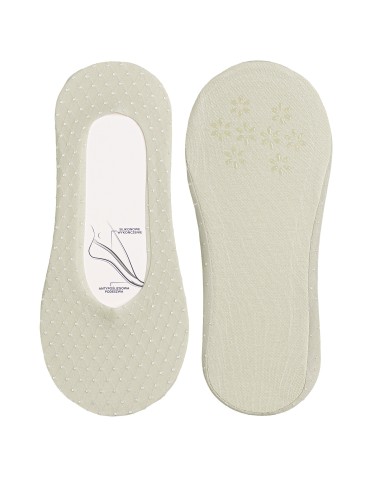 Skarpetki damskie niskie stopki siateczkowe z eleganckim haftem ABS 6-pak  - produkt 2