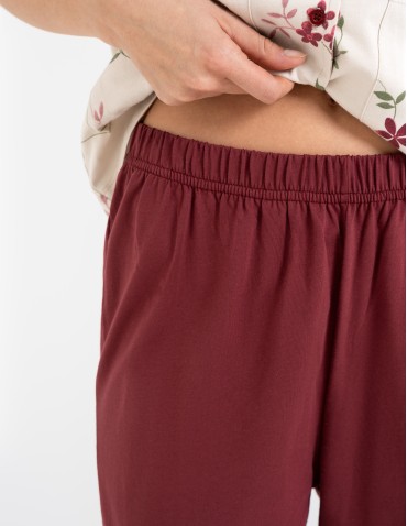 Piżamy 3/4 damskie - Piżama damska dwuczęściowa 100% bawełniana z krótkim rękawem WZÓR 1 - produkt 9