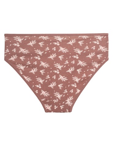 Majtki figi - Majtki damskie figi bikini bawełniane wzorzyste i gładkie 6-pak WIELOKOLOROWY - produkt 3