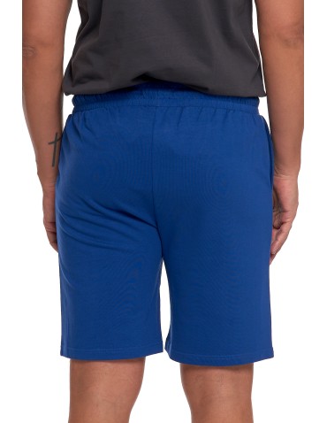 Szorty męskie - Szorty męskie bawełniane spodenki dresowe klasyczne krótkie GRANATOWY - produkt 1