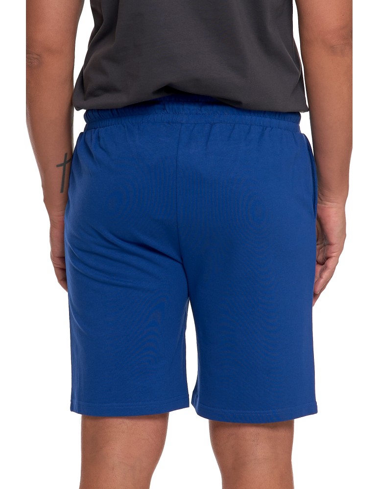 Szorty męskie - Szorty męskie bawełniane spodenki dresowe klasyczne krótkie GRANATOWY - produkt moraj.pl 1