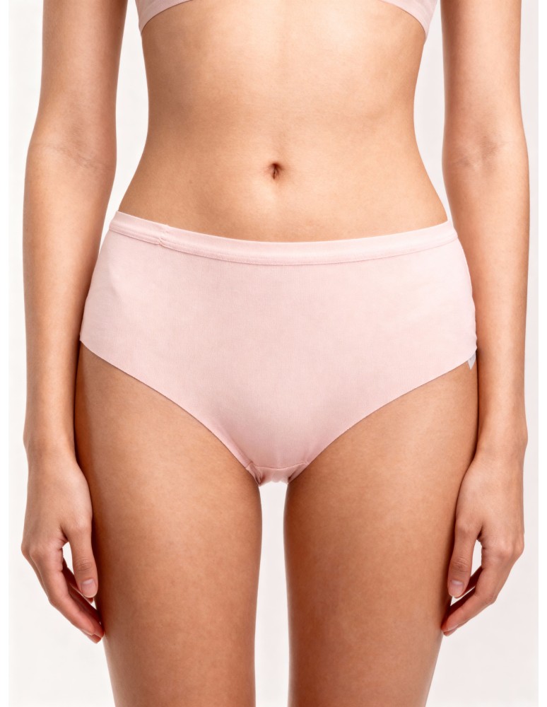 Majtki figi - Majtki damskie figi bikini bawełniane laserowo cięte z efektownym tyłem 10-pak WIELOKOLOROWY  - produkt moraj.pl 6