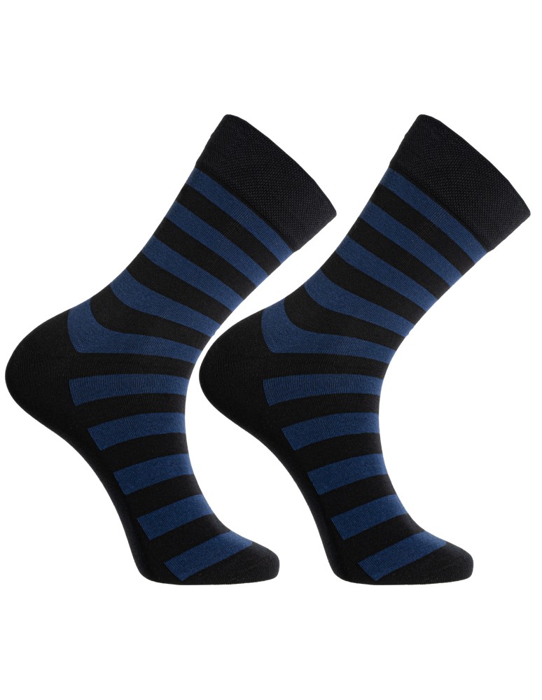 Skarpetki długie - Skarpety męskie garniturowe eleganckie bawełniane w różne wzory 10-pak WIELOKOLOROWY  - produkt moraj.pl 6