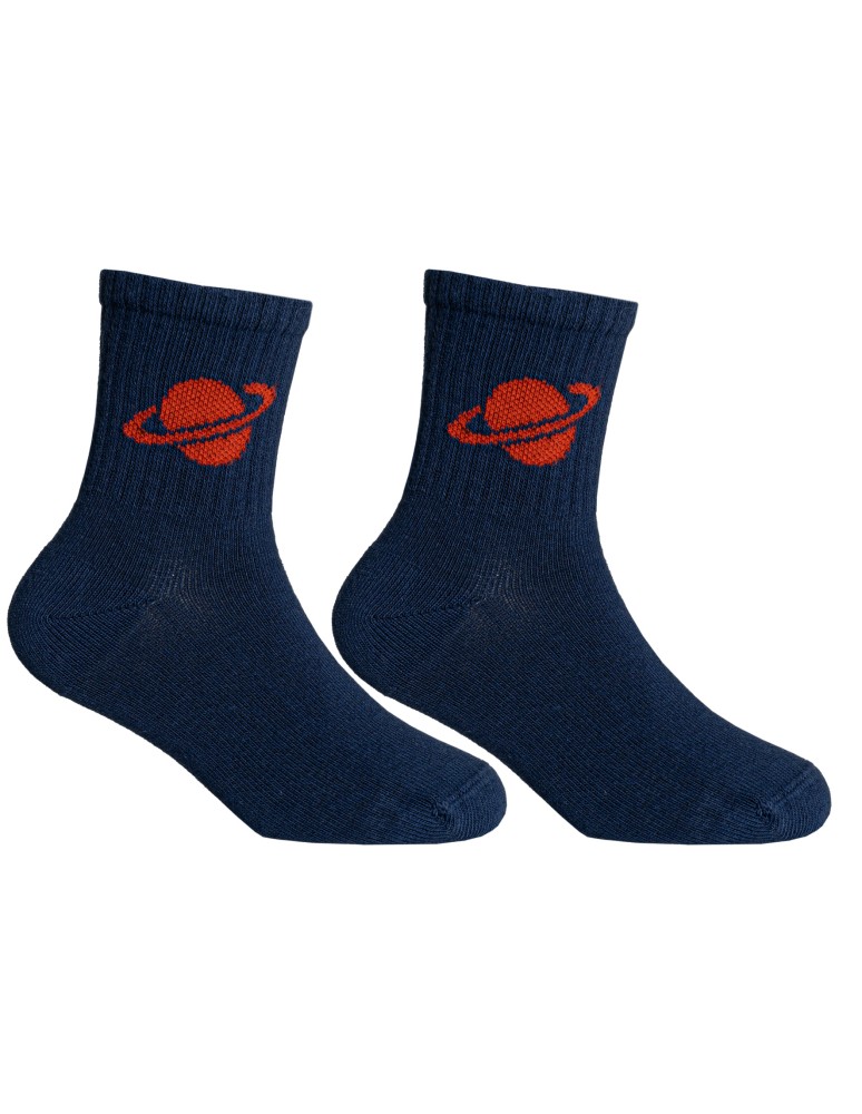 Długie - Skarpetki chłopięce bawełniane długie z motywem kosmosu 5-pak WIELOKOLOROWY  - produkt moraj.pl 5