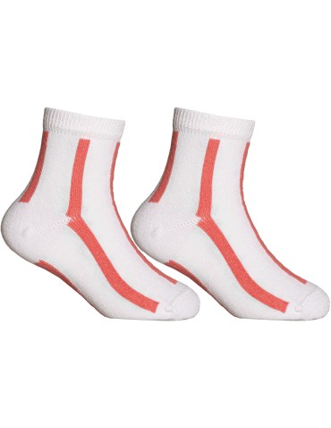 Długie - Skarpetki bawełniane dziewczęce z motywem słodkich makaroników 4-pak WIELOKOLOROWY - produkt 5