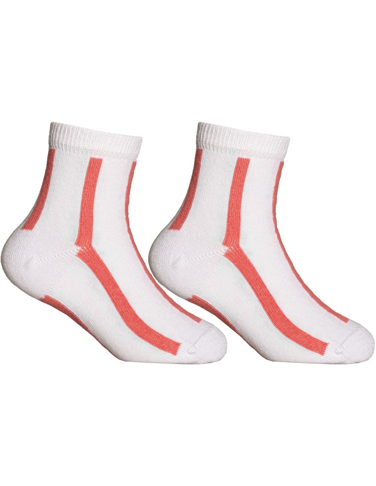 Długie - Skarpetki bawełniane dziewczęce z motywem słodkich makaroników 4-pak WIELOKOLOROWY  - produkt moraj.pl 5