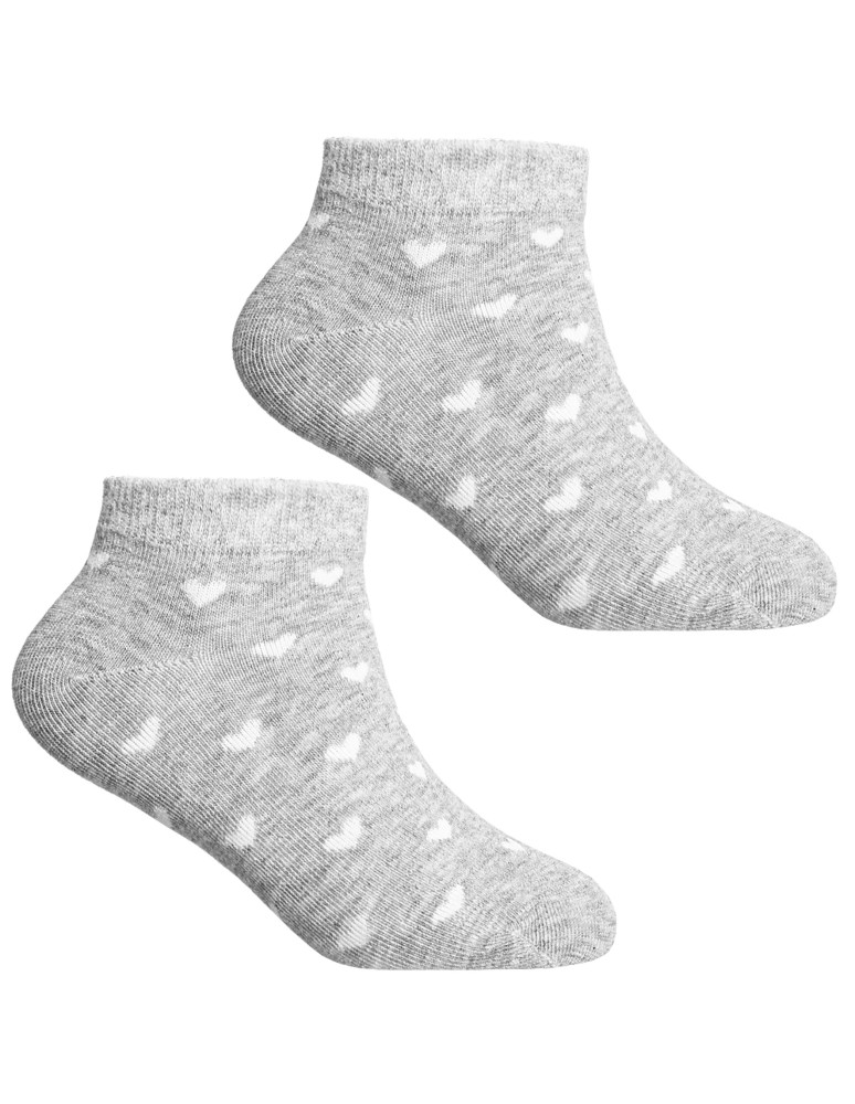 Stopki - Skarpetki dziewczęce stopki bawełniane wzorzyste 5-pak WIELOKOLOROWY  - produkt moraj.pl 3