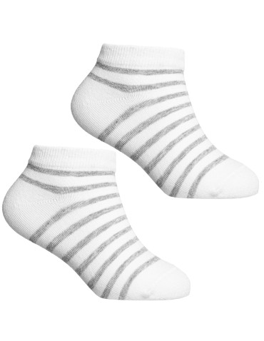 Stopki - Skarpetki dziewczęce stopki bawełniane wzorzyste 5-pak WIELOKOLOROWY - produkt 4