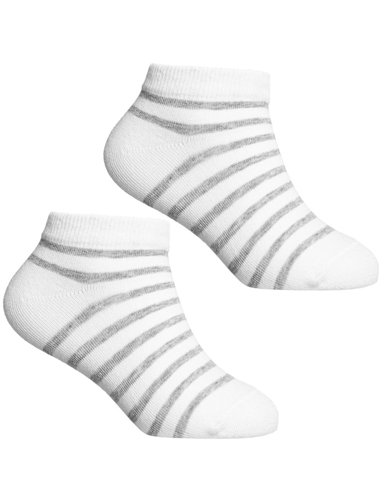 Stopki - Skarpetki dziewczęce stopki bawełniane wzorzyste 5-pak WIELOKOLOROWY  - produkt moraj.pl 4