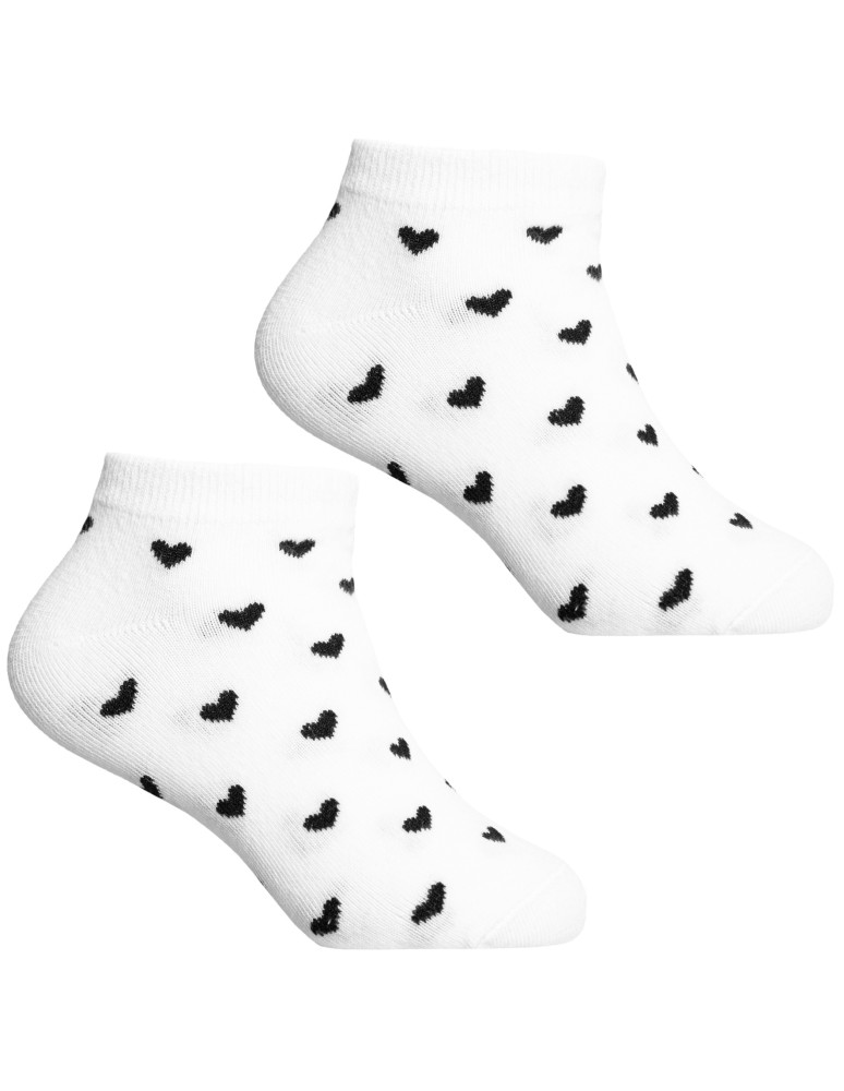 Stopki - Skarpetki dziewczęce stopki bawełniane wzorzyste 5-pak WIELOKOLOROWY  - produkt moraj.pl 2