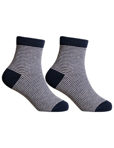 Długie - Chłopięce skarpetki długie bawełniane z motywem psich łapek 3-pak WIELOKOLOROWY - produkt 3