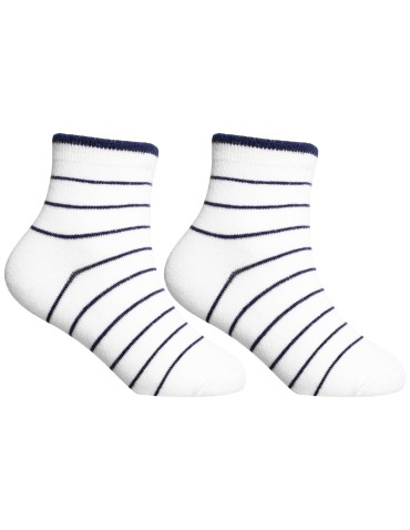 Chłopięce skarpetki długie bawełniane w paski 5-pak  - produkt 2