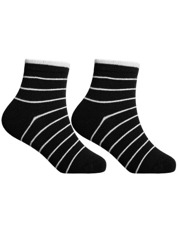 Długie - Chłopięce skarpetki długie bawełniane w paski 5-pak WIELOKOLOROWY - produkt 3