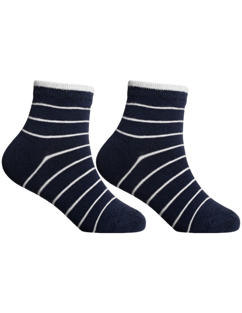 Długie - Chłopięce skarpetki długie bawełniane w paski 5-pak WIELOKOLOROWY  - produkt moraj.pl 5