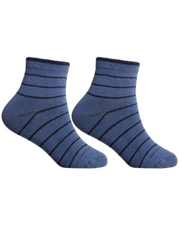 Długie - Chłopięce skarpetki długie bawełniane w paski 5-pak WIELOKOLOROWY - produkt 6