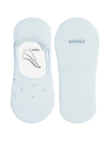 Niskie stopki - Skarpetki damskie niskie stopki gładkie z silikonową zapiętką 5-pak WIELOKOLOROWY - produkt 4