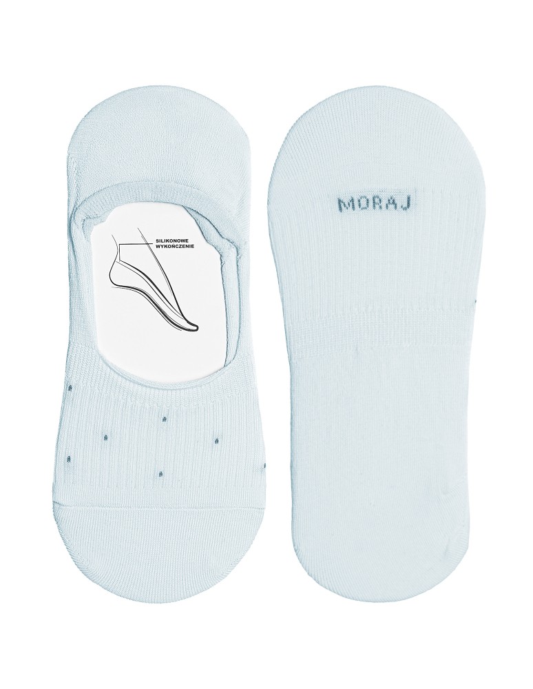 Niskie stopki - Skarpetki damskie niskie stopki gładkie z silikonową zapiętką 5-pak WIELOKOLOROWY  - produkt moraj.pl 4