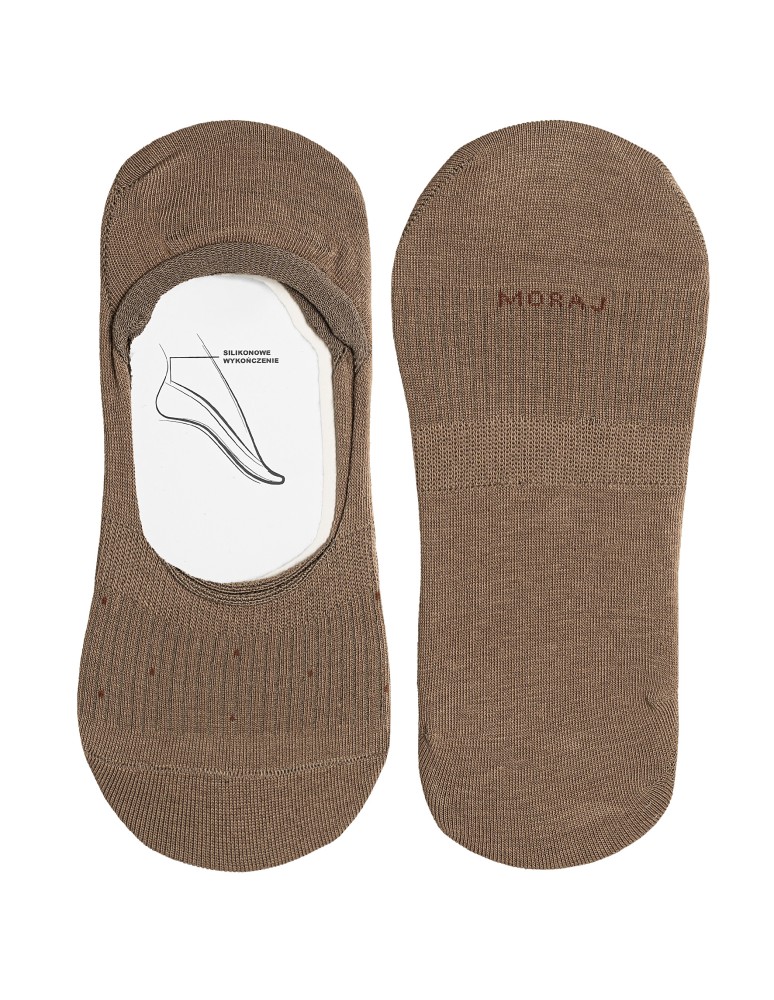 Niskie stopki - Skarpetki damskie niskie stopki gładkie z silikonową zapiętką 5-pak WIELOKOLOROWY  - produkt moraj.pl 2