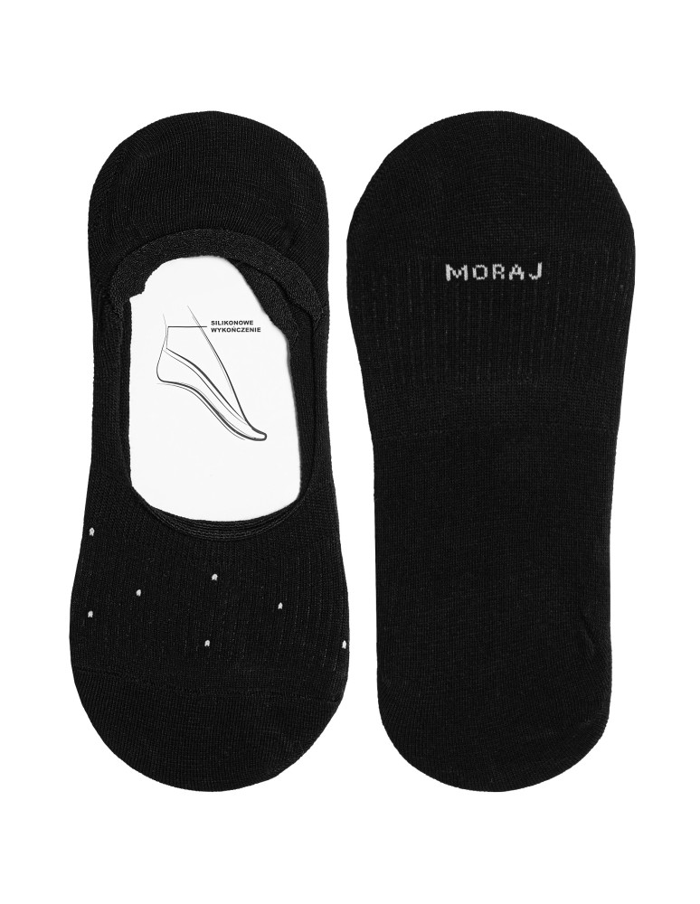 Niskie stopki - Skarpetki damskie niskie stopki gładkie z silikonową zapiętką 5-pak WIELOKOLOROWY  - produkt moraj.pl 5