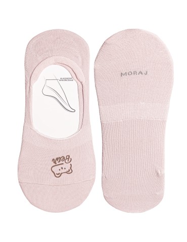 Niskie stopki damskie bawełniane skarpetki z motywem misia 4-pak  - produkt 2