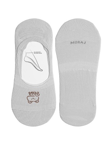 Niskie stopki - Niskie stopki damskie bawełniane skarpetki z motywem misia 4-pak WIELOKOLOROWY - produkt 4