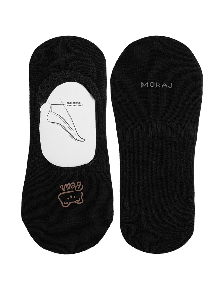 Niskie stopki - Niskie stopki damskie bawełniane skarpetki z motywem misia 4-pak WIELOKOLOROWY  - produkt moraj.pl 5