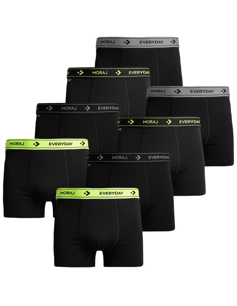 Bokserki dopasowane - Bokserki męskie bawełniane klasyczne 8-pak WIELOKOLOROWY - produkt moraj.pl 1