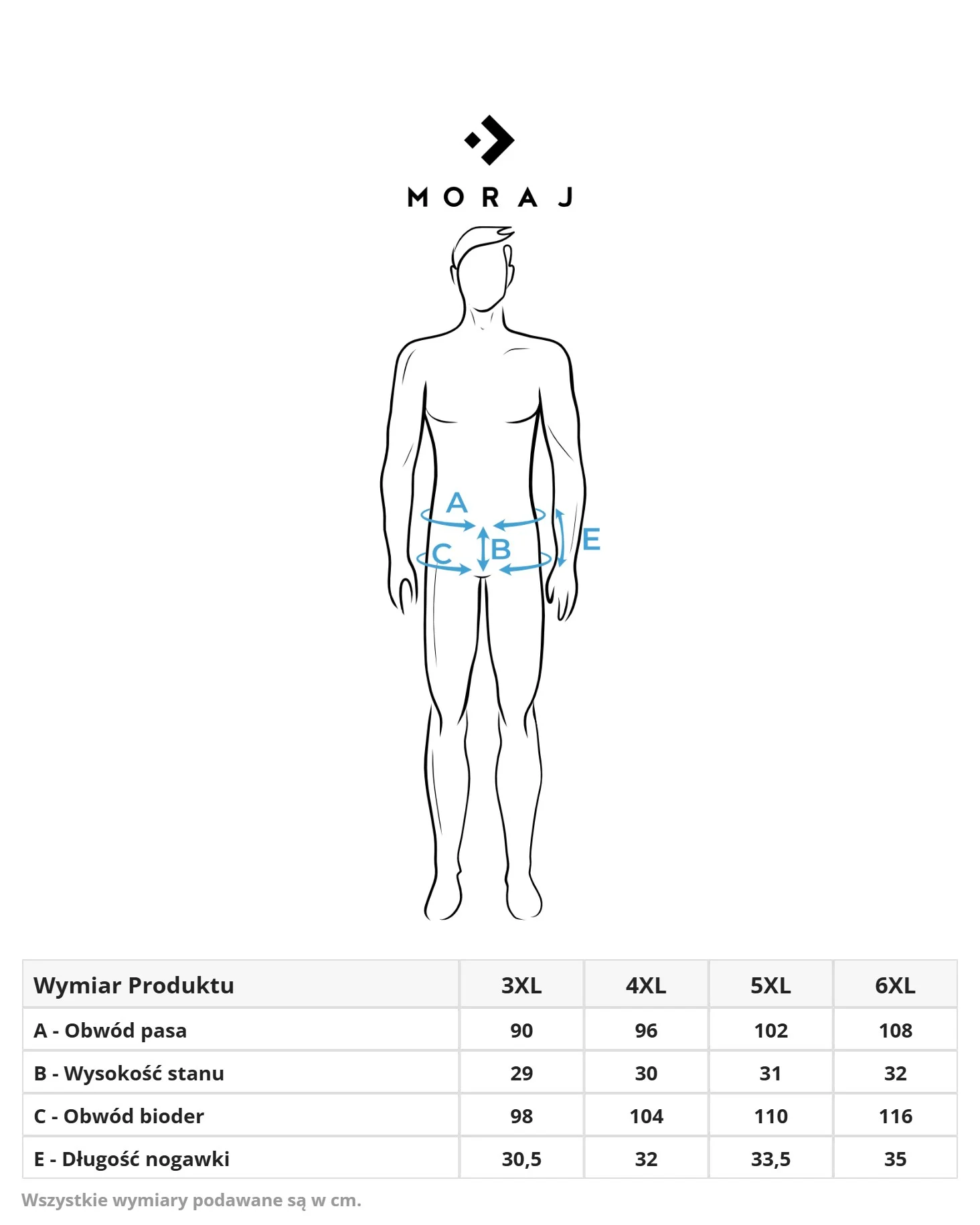 Majtki bokserki męskie bawełniane gładkie Plus Size