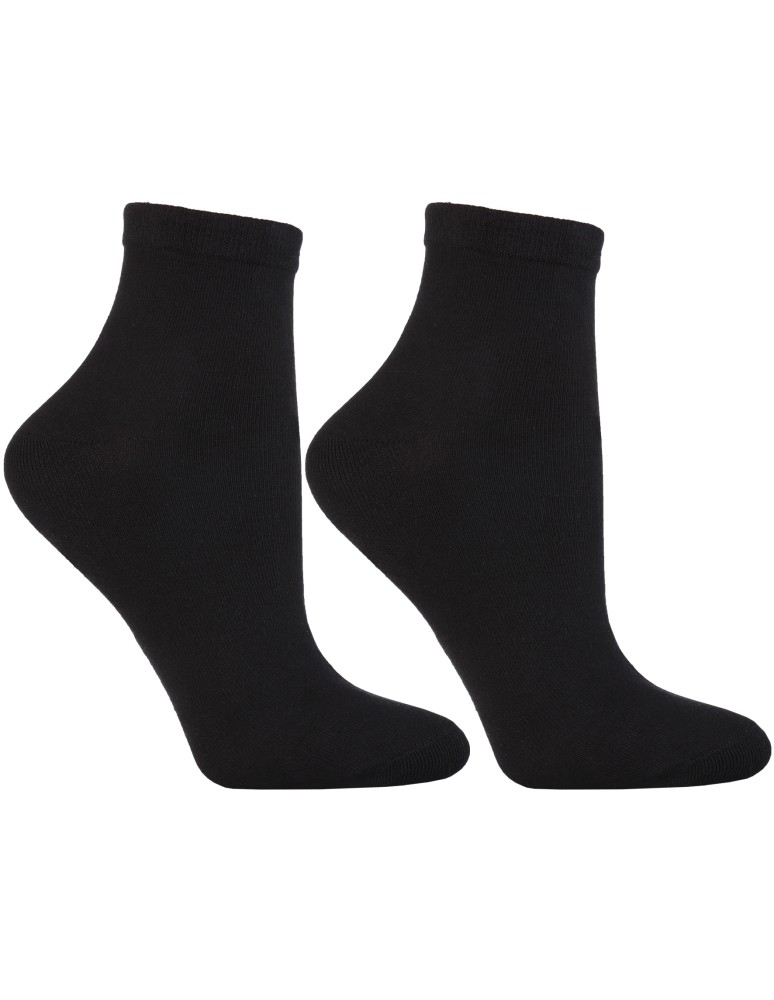 Skarpetki za kostkę - Skarpetki damskie klasyczne do kostki bawełniane 3-pak WIELOKOLOROWY  - produkt moraj.pl 4