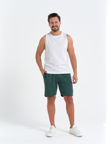 Tank Topy - Tank top męski koszulka bez rękawów bawełniana 100% BIAŁY - produkt 7