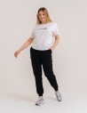Spodnie damskie dresowe basic CZARNY