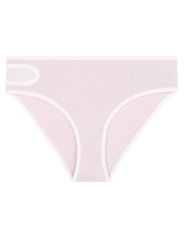 Majtki figi - Damskie figi bikini z bawełny czesanej z siateczkową wstawką 4-pak WIELOKOLOROWY  - produkt moraj.pl 8