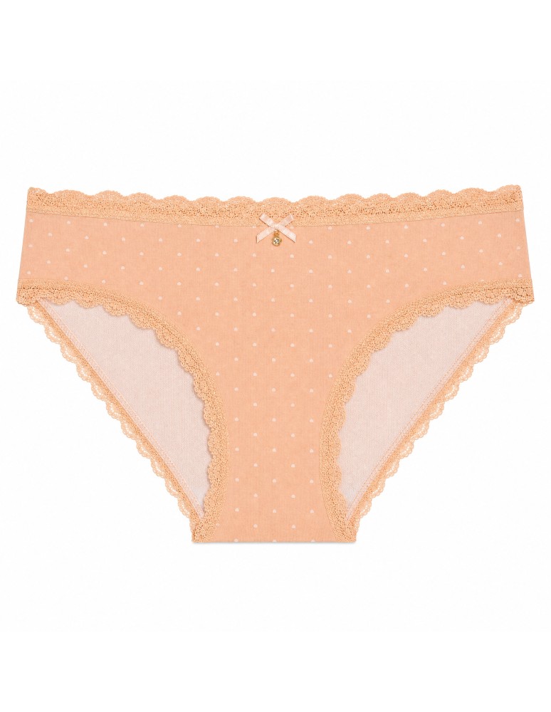 Majtki figi - Majtki damskie bawełniane bikini pastelowe kolory klasyczny zestaw 5-pak WIELOKOLOROWY  - produkt moraj.pl 2