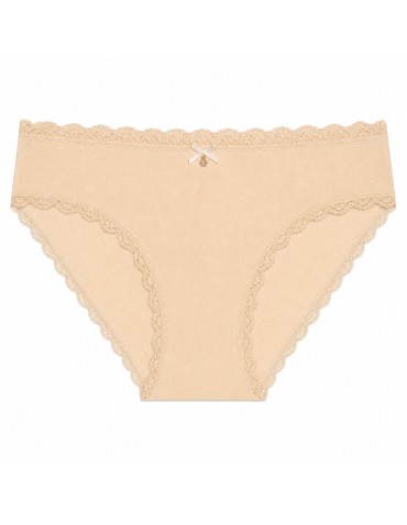 Majtki figi - Majtki damskie bawełniane bikini pastelowe kolory klasyczny zestaw 5-pak WIELOKOLOROWY - produkt 6
