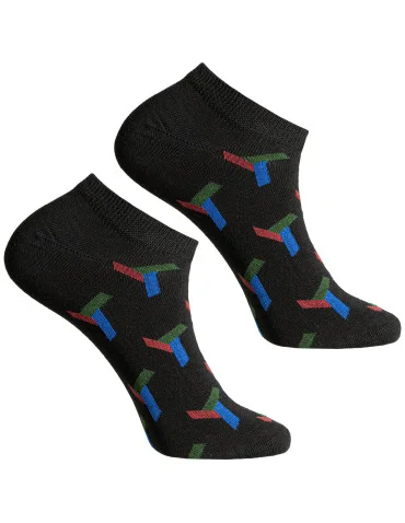 Zestaw stopek męskich bawełnianych wygodne retro gaming 4-pak - WIELOKOLOROWY  - produkt 2
