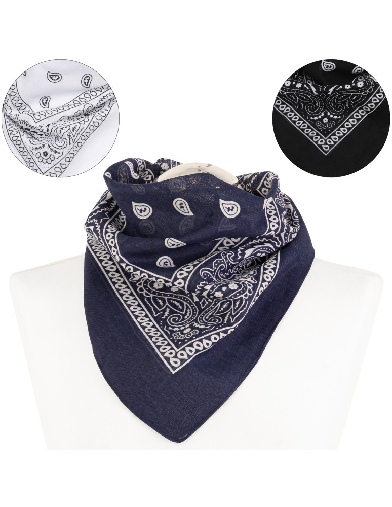 Bandana chusta bawełniana BIAŁY