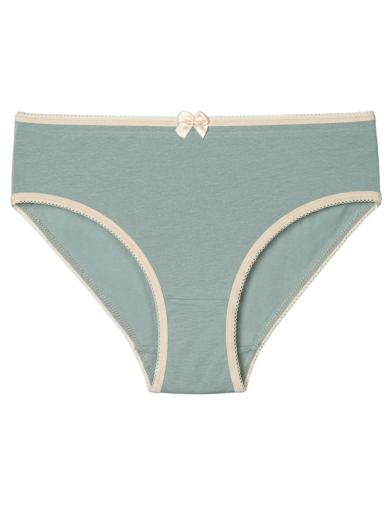 Majtki figi - Majtki damskie figi bikini z bawełny na co dzień gładkie jednokolorowe 4-pak WIELOKOLOROWY - produkt moraj.pl 2