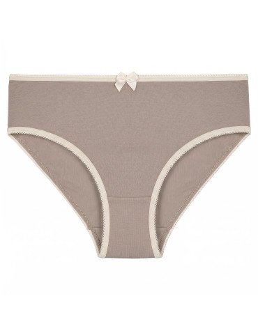 Majtki figi - Majtki damskie figi bikini z bawełny na co dzień gładkie jednokolorowe 4-pak WIELOKOLOROWY - produkt 5