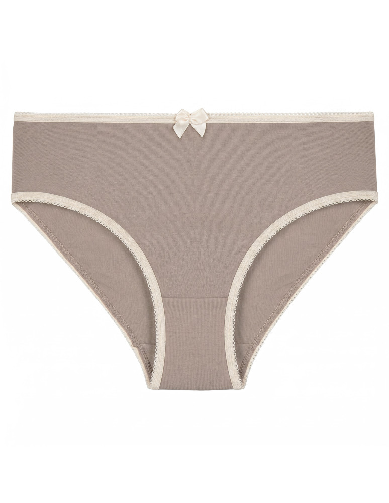 Majtki figi - Majtki damskie figi bikini z bawełny na co dzień gładkie jednokolorowe 4-pak WIELOKOLOROWY - produkt moraj.pl 5